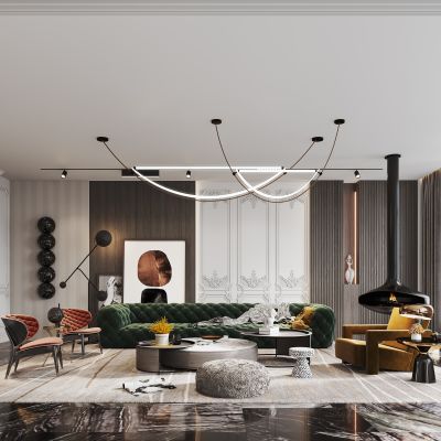 混搭风格个性客餐厅