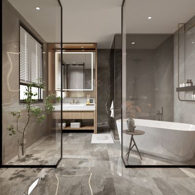 现代家居卫生间