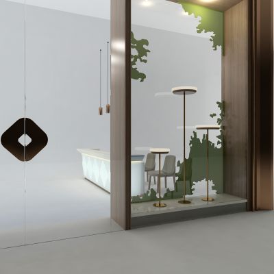 现代服务台 灯具 墙饰