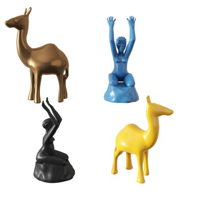 现代雕塑装饰摆件