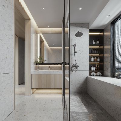 现代家居卫生间