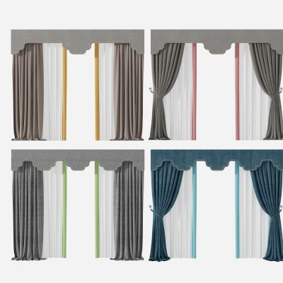 简欧现代简欧窗帘组合