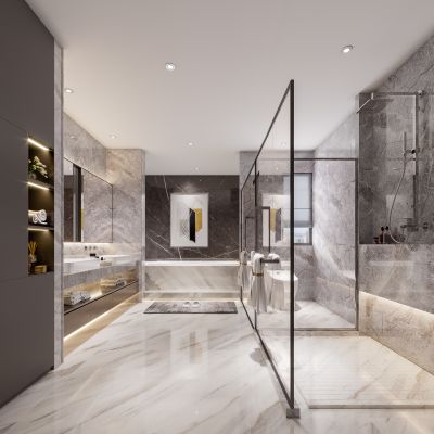 现代家居卫生间