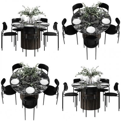 餐桌椅餐具组合