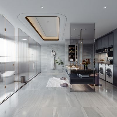 现代家居卫生间