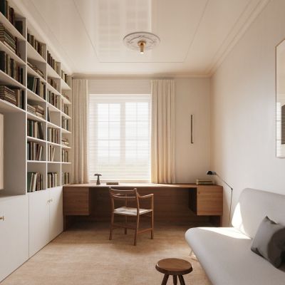 北欧简约书房