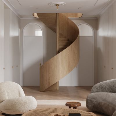 北欧简约楼梯