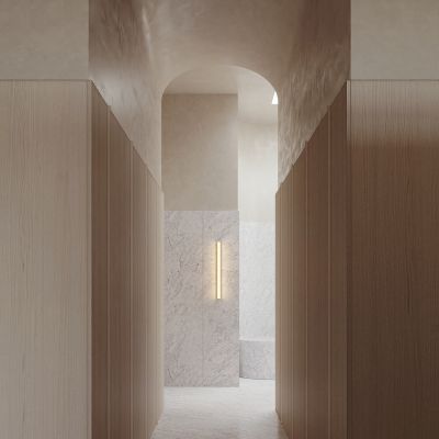 北欧简约办公走廊过道