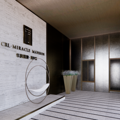 新中式亭子深化模型