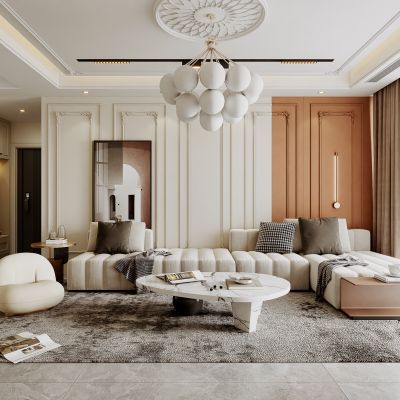 法式客餐厅 简欧客餐厅 简美客餐厅