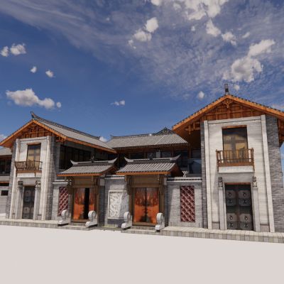 胶东中式民居院落