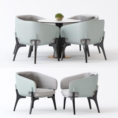 现代休闲桌椅组合