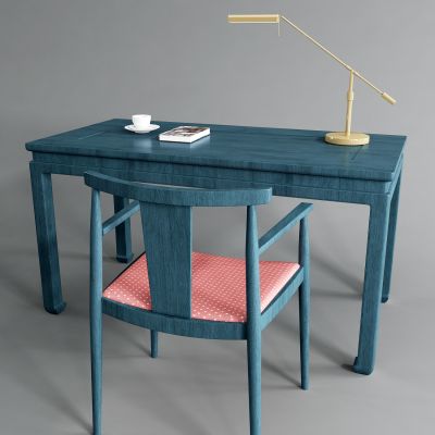 中式标房书桌椅