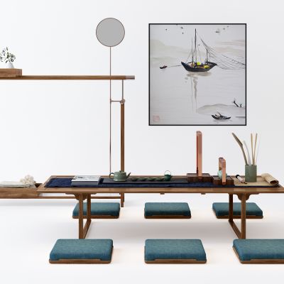 日式茶桌椅组合