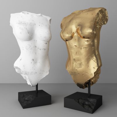 现代人物雕塑 石膏雕塑