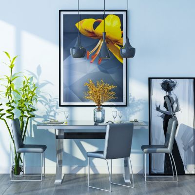 现代时尚餐桌椅