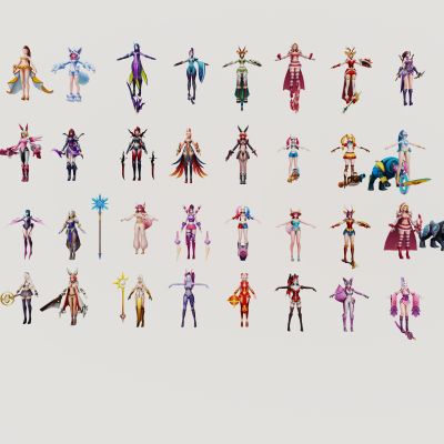 现代魔兽世界moba角色