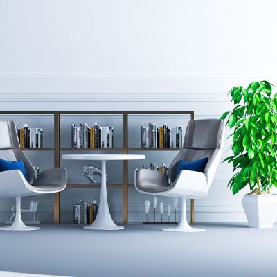 现代休闲椅茶几组合