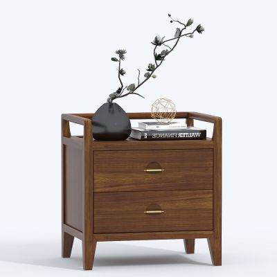 新中式床头柜
