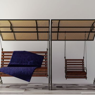 简欧休闲桌椅 藤椅组合