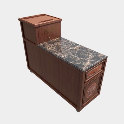 现代足浴边柜 茶水柜