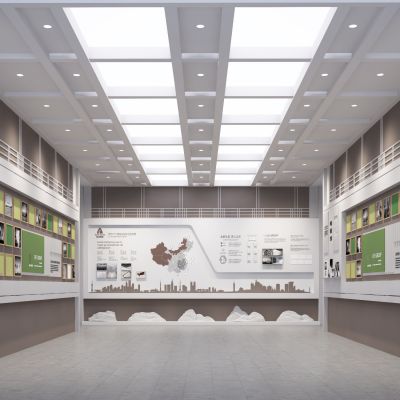 现代展厅3D模型