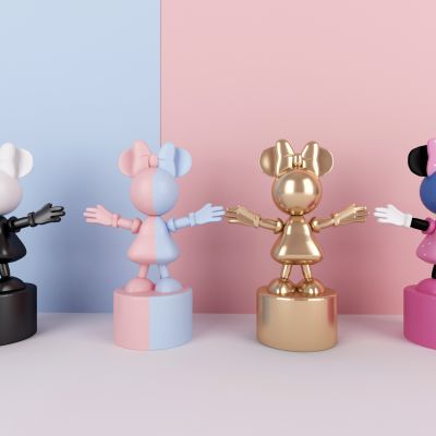 现代卡通雕塑摆件