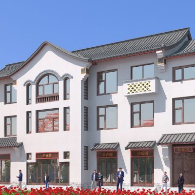 中式建筑，园林古建，传统中式，仿古建筑，户外建筑，景观小品，小公建，古建，四合院，庭院