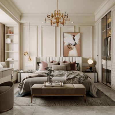 简欧卧室
