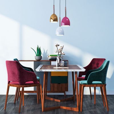 北欧餐桌椅组合