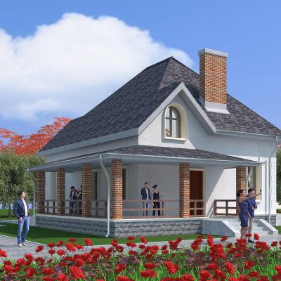 欧式别墅建筑，简欧建筑，独栋别墅，住宅建筑，景观小品，公共建筑，小公建，户外建筑，庭院