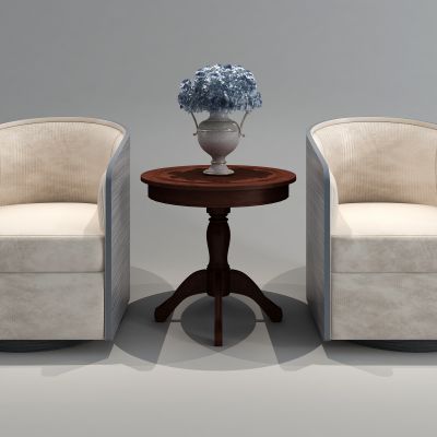 欧式沙发椅茶几组合