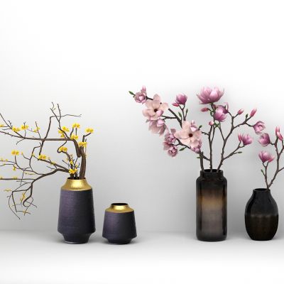 新中式摆件 花