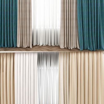 现代布艺窗帘