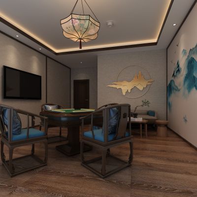 新中式餐厅包厢