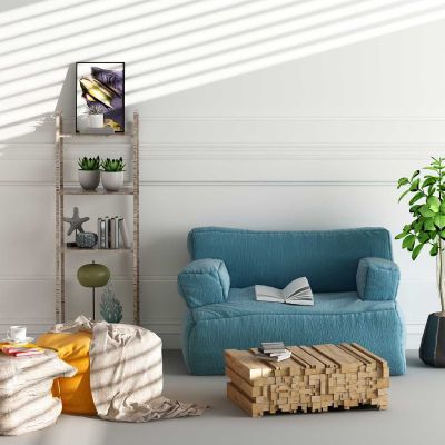 北欧休闲沙发茶几组合