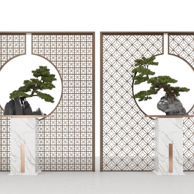 镂空隔断屏风