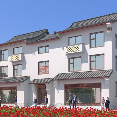 中式建筑，园林古建，传统中式，仿古建筑，户外建筑，景观小品，小公建，古建，四合院，庭院