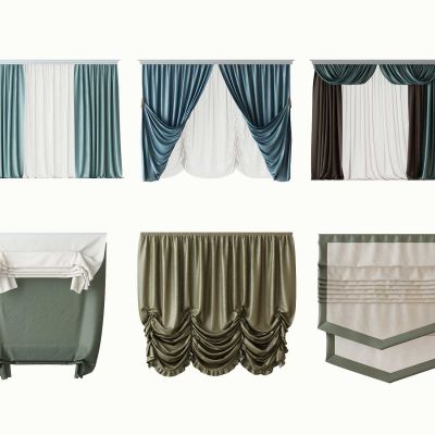 简欧欧式罗马窗帘