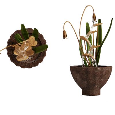 新中式端景雕塑饰品摆件