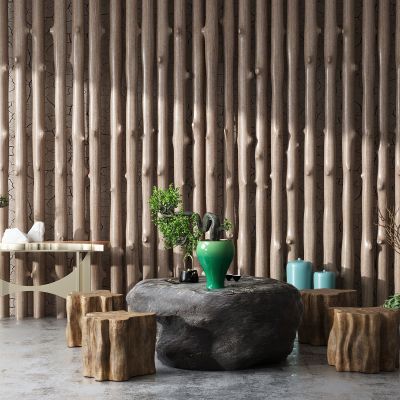 新中式泡茶 桌茶 几石桌