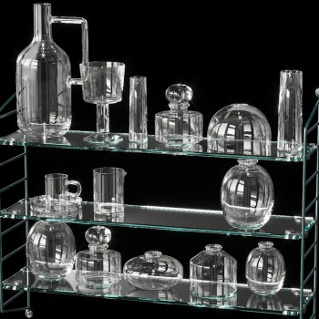  玻璃器皿摆件，酒具，酒杯