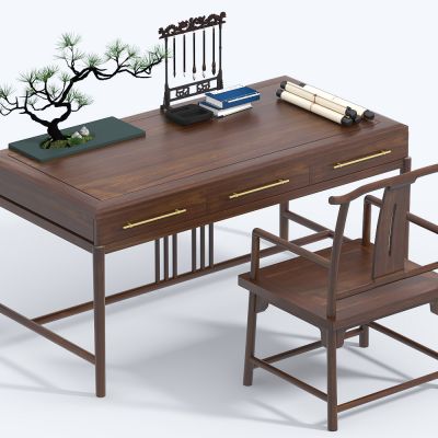 新中式书桌