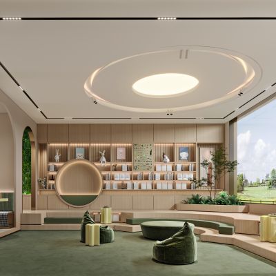 现代儿童阅览室