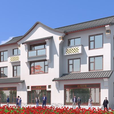 中式建筑，园林古建，传统中式，仿古建筑，户外建筑，景观小品，小公建，古建，四合院，庭院