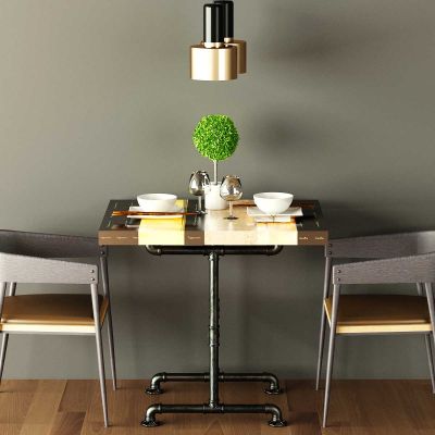 工业风餐桌椅组合