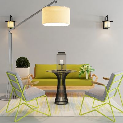 现代简约沙发茶几 灯具