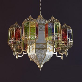 20美式伊斯兰阿拉伯民族铁艺吊灯国外