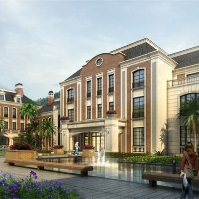 法式别墅法式会所建筑