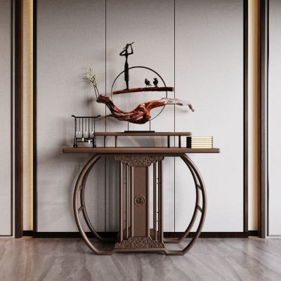 新中式玄关端景台